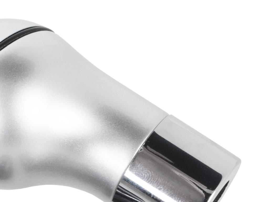 BMW E39 E46 E53 E60 E61 E81 E82 E83 E85 E87 E90 E91 E92 E93 gear shift knob SILVER+CHROME 6 SPEED
