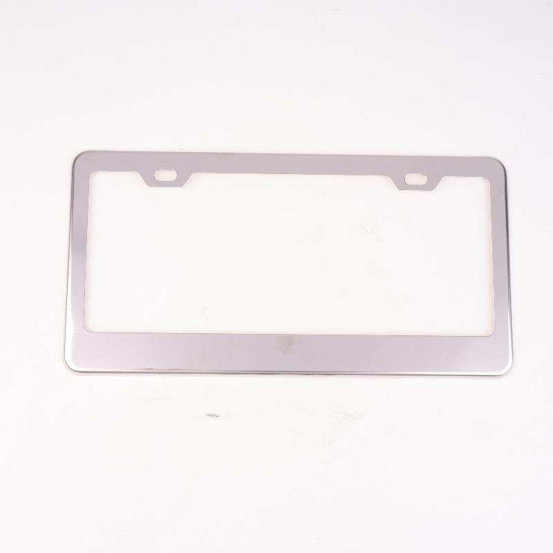 1 Set American Auto Accessory Universal Stainless Steel License Plate Frame Black Bracket Number Plate TAG Cover For Front Rear