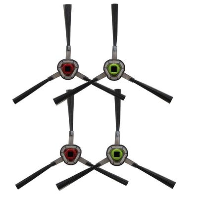 4pcs Side Brushes Nylon Bristles Vacuum Cleaner Sweeper Robot Accessories