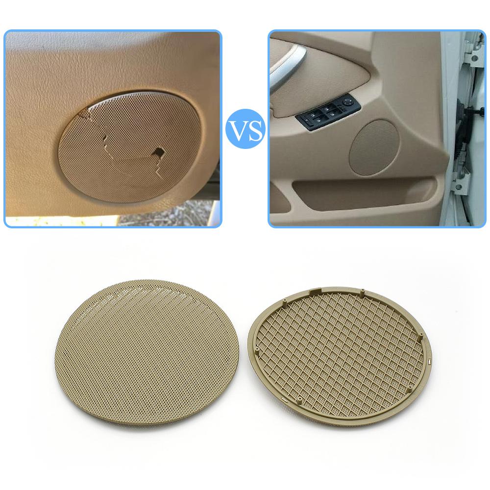 Car Interior Front Rear Left Right Door Loudspeaker Sound Audio Cover Panel Trim For BMW X5 E53 1999-2006 51418264137