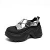 Thick-soled Sandals Women's Summer Hollowed-out and Breathable 2025 New Outer Wear Increased Height 8cm To Show Feet, Small Man with Skirt Wome