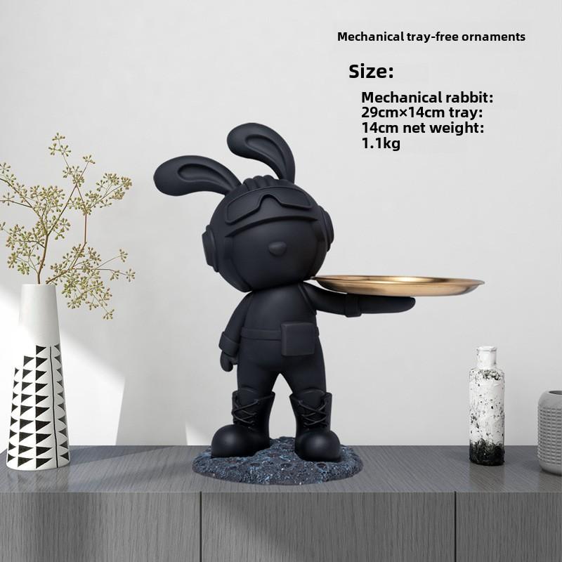 

Elegant and Practical Year of the Rabbit Resin Key Organizer for Home Office Storage