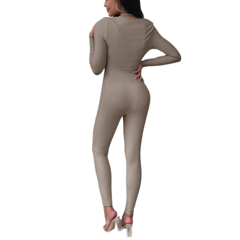 Sporty Sexy Slim-fit Jumpsuit Women's Spring and Summer