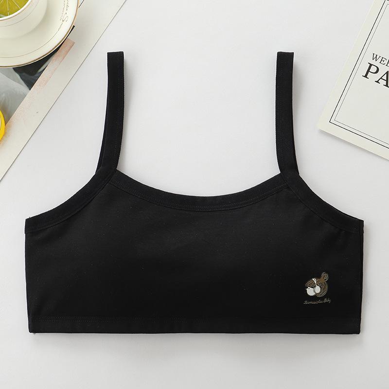 Reiner Baumwoll-Büstenhalter-Westen für Mädchen in der Mittel- und Oberstufe – Leichte Schülerunterwäsche