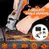 188VF Electric Angle Grinder Cordless Polisher Polishing Machine Cutting Tool Set with 29800mah Lithium Battery New