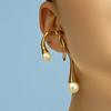 European and American fashionable ladies elegant irregular ear hooks personalized creativity cold style temperament versatile earrings