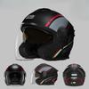 Motorcycle Helmet Double Mirror Windproof Sun Protection Riding Helmet Electric Vehicle Helmet Ear Protection Can Be Detached