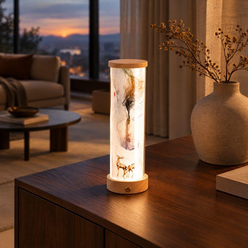 Touch Control Desk Lamp Multi-Color Adjustable Artistic Decoration Light Table Lamp Indoor Use