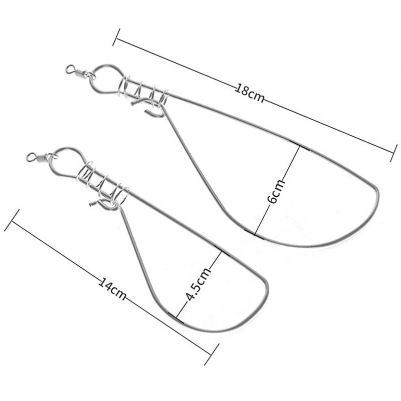 14/18Cm Lock Fish Portable Stainless Steel Belt Live Fishing Tool Supplies