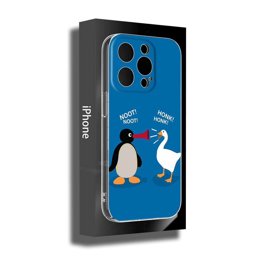 

Noot noot pingu Чехол для телефона для iPhone 14 11 12 Pro 8 7 Plus SE 2020 X Pro 14 MAX 12 13 MINI XR XS iphone 13 14 Мягкие чехлы для телефонов iphone 14