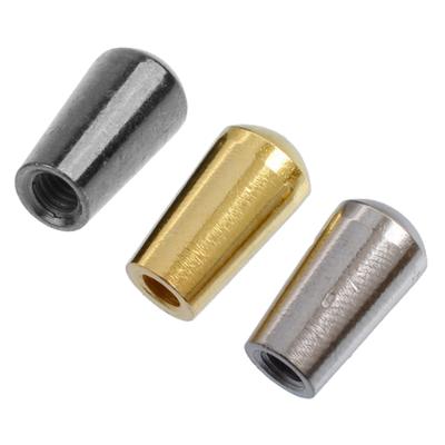 Guitar Pickup Switch Tip, Guitar Toggle Switch Selector with Brass Metal Tip 3 Way Toggle Switch Knob Tip Cap for Guitar