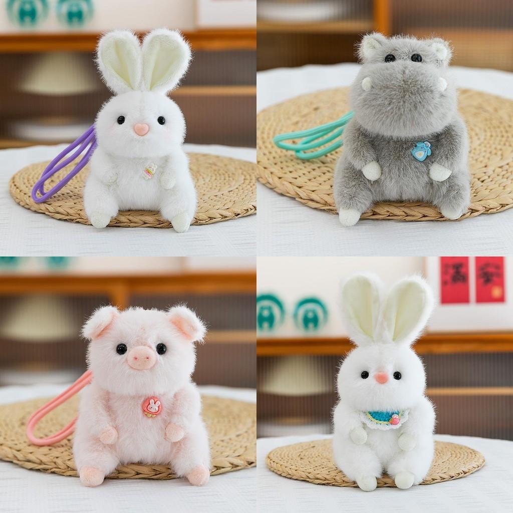 Soft Animal Stuffed Collection Featuring Pig Hippo Plush Toys For Events Kids
