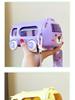 High-Capacity Children's Pop-Up Straw Water Cup - Portable Baby Bus Design