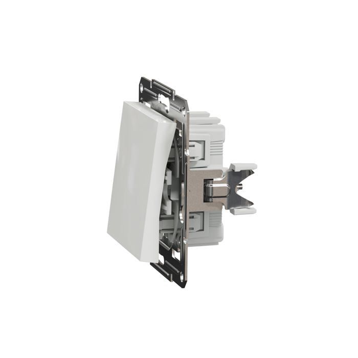 Interrupteur va et vient encastré - SCHNEIDER ELECTRIC - EPH0470121D - 10 AX - Blanc - Asfora