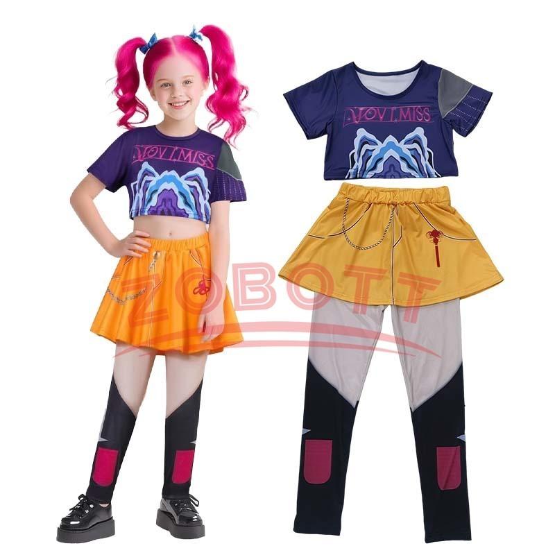 Movie Boys Role Play Props Party Cosplay for K-POP Demon Hunters Boys Jinu Halloween Party Cosplay Costume Mira Rumi Zoey Outfit