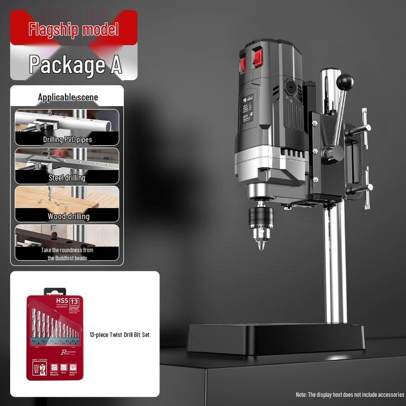 Compact 220V High-Power Multifunctional Bench Drill for Home & Industrial Use