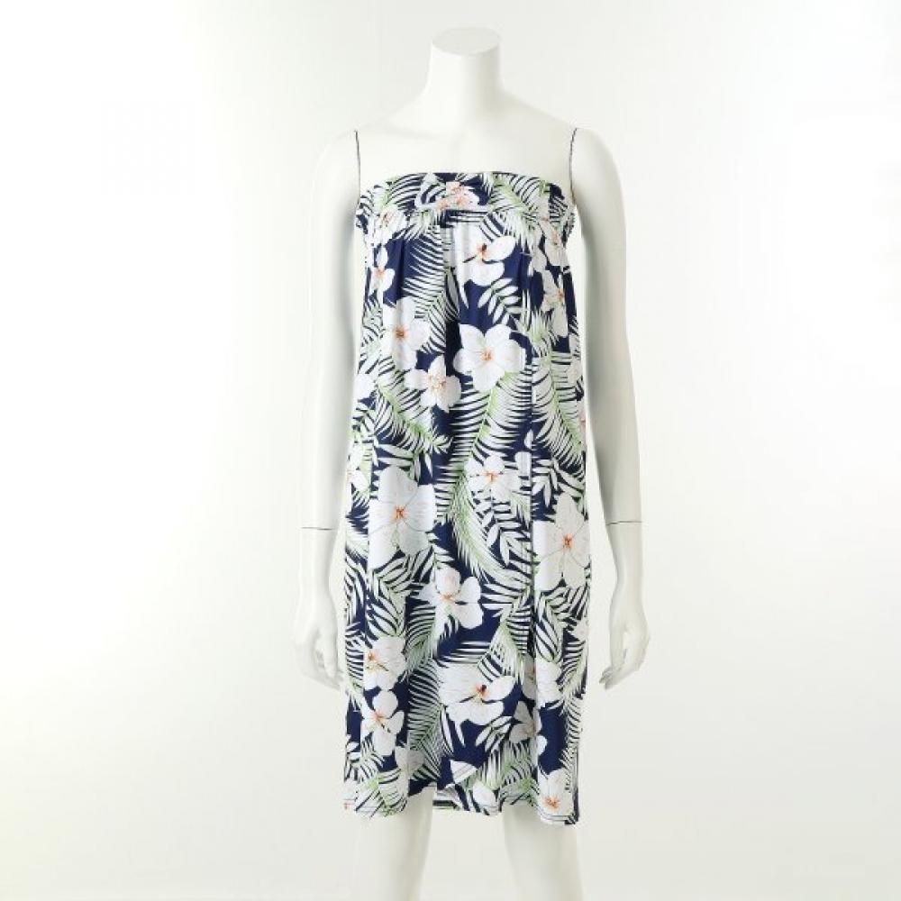 VenuS Women S Golf Gown Hawaiian Print polySpan [vgnS104l]