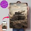 Tiger Tank In Action Metal Poster Perfect Gift for Fans Lovers Personalized Wall Art Metal Sign for Gaming Room Decoration Man