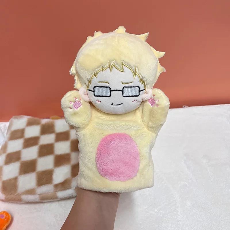 Anime Haikyuu!! Plush Hand Puppet Doll 25CM Hinata Shoyo Oikawa Tooru Soft Stuffed Glove Toys Birthday Gift