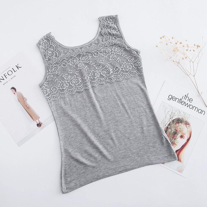 Lace Camisole Ladies Wear Bottoming Shirt Outside In Summer And Slim Sleeveless Top