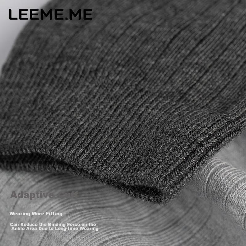 Limi [Deodorizing Antibacterial] Men's Socks Autumn Winter Breathable Odor-Resistant Casual Mid-Calf Socks