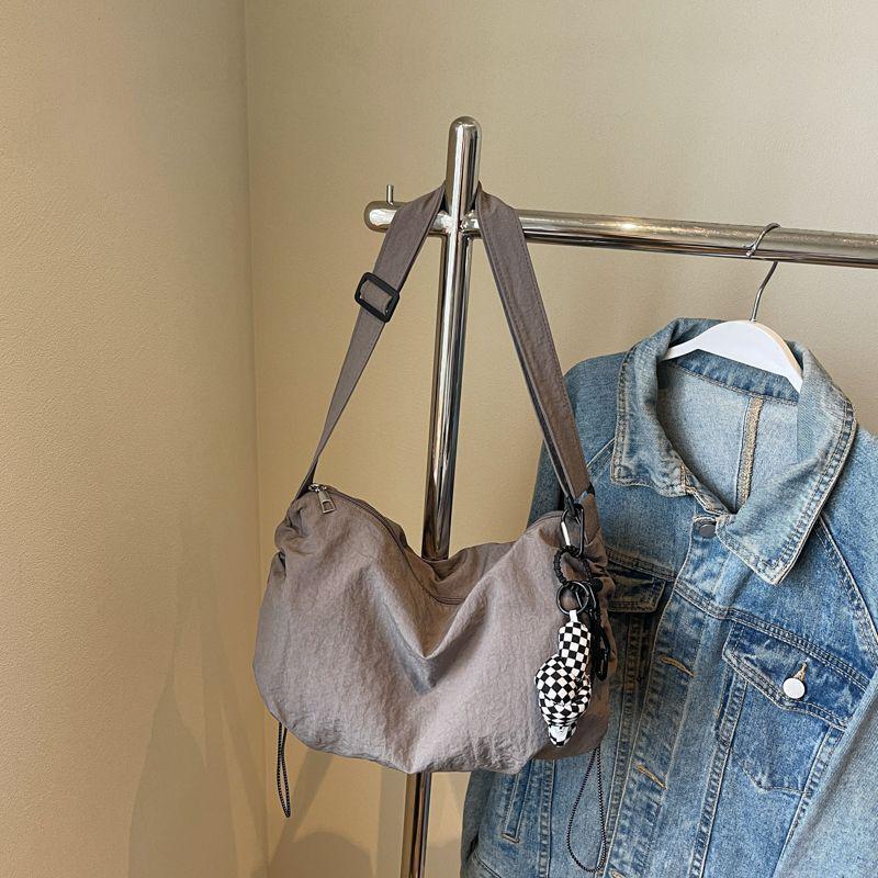 Voděodolná nylonová crossbody taška na knedlíky v japonském stylu - Unisex velkokapacitní taška pro cyklistiku a volný čas