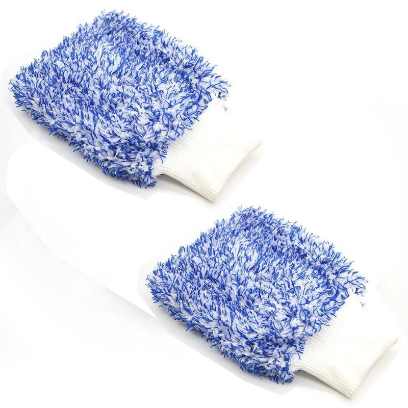 Car Cleaning Gloves Soft Microfiber Wash High Density Scratch Free Gloves Car Wash Car Accessories accesorios para vehículos