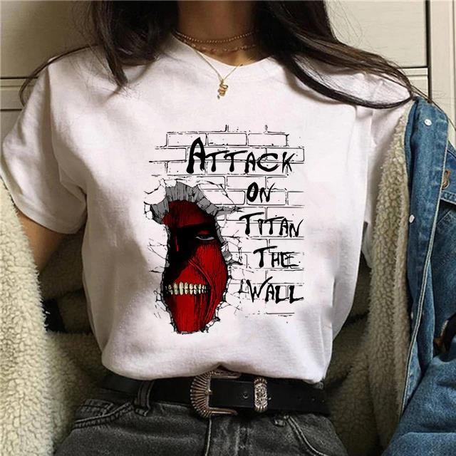 Japanese Anime Attack on Titan Final Season 4 Eren Yeager T Shirt Unisex Women Fashion Casual Short Sleeve Plus Size Unisex T Shirt