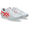 DS LIGHT CLUB 1103A097 Soccer Unisex Size 104 Size 3E Shoes, Adult, (White/Flash Red), 28.5 Cm,