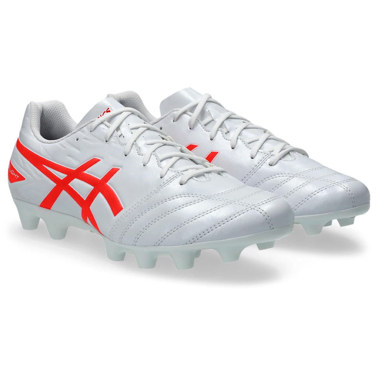 

ASICS DS LIGHT CLUB 1103A097 Soccer Unisex Size 104 Size 3E Shoes, Adult, (White/Flash Red), 28.5 cm,