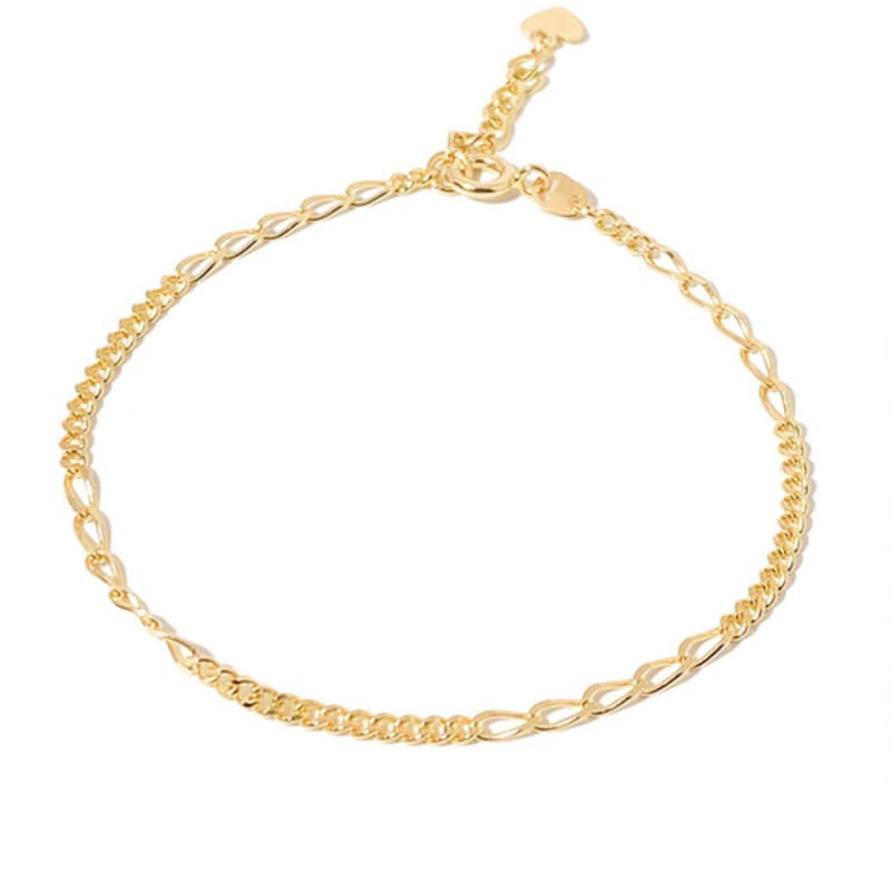 

MAYBETOI 14k Rachel Chain Bracelet 14K white gold (plated)