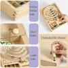 Wooden Pinball Machine Board Games Flipper Automat Mini Pinball Brain Teaser Pinball Table Game Party Social Adult Kids Toy Gift