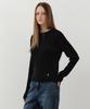 Wednesday Oasis For Woman Relaxed Basic Long Sleeve Knit_Black(Wc25-Kn58)