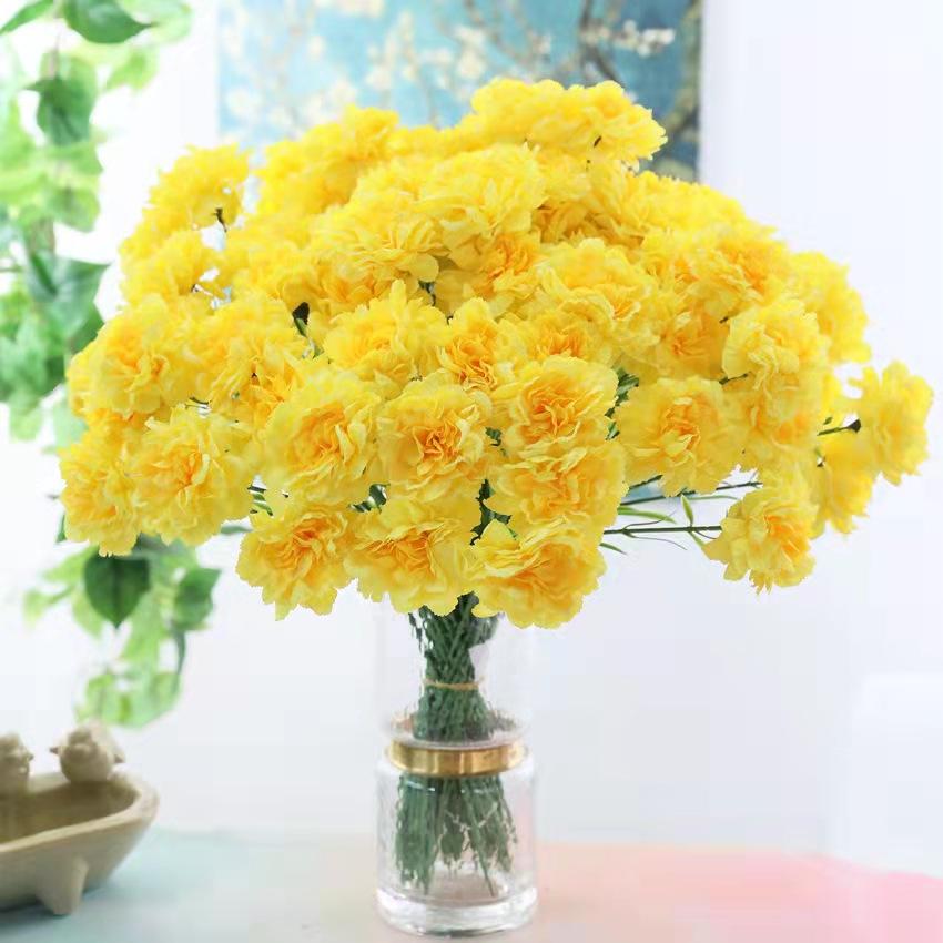 K-1030 Factory High Quality Flower Artificial Carnation For Decoration