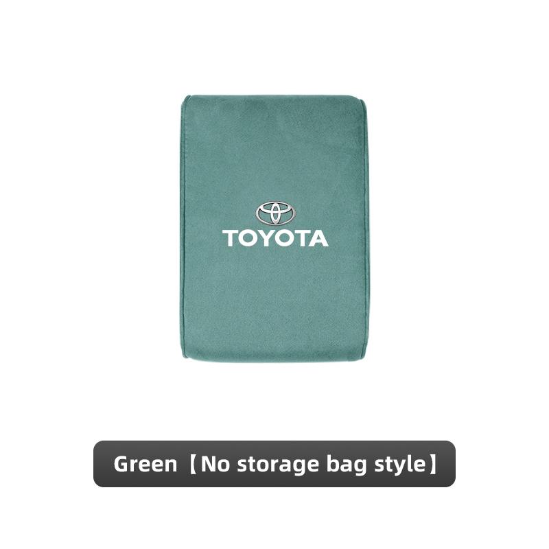 Suede Car Interior Armrest Box Mat Center Console Accessories For Toyota Gazoo Racing Corolla Crown Yaris Chr Auris Rav4 Prius UY2