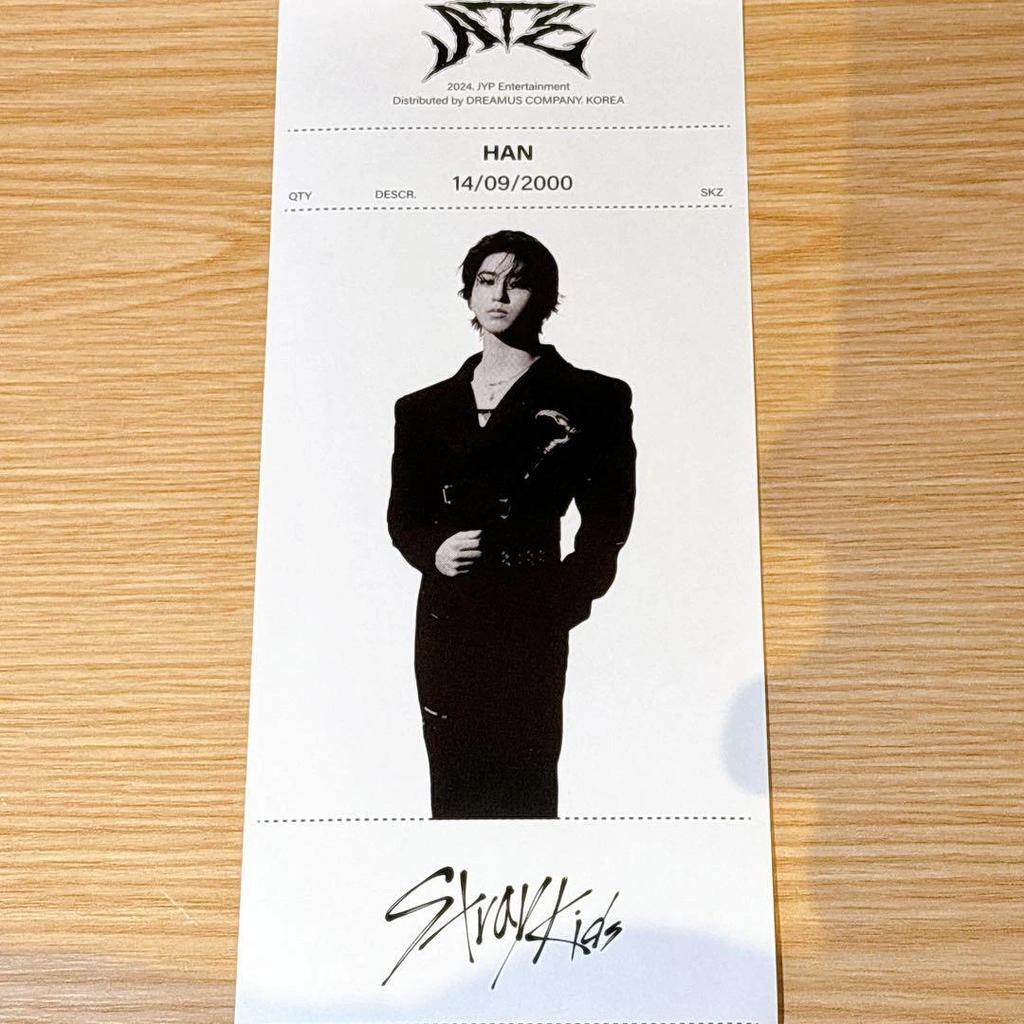 Stray Kids MINI ALBUM ATE ALBUM PHOTO CARD UFFICIALE
