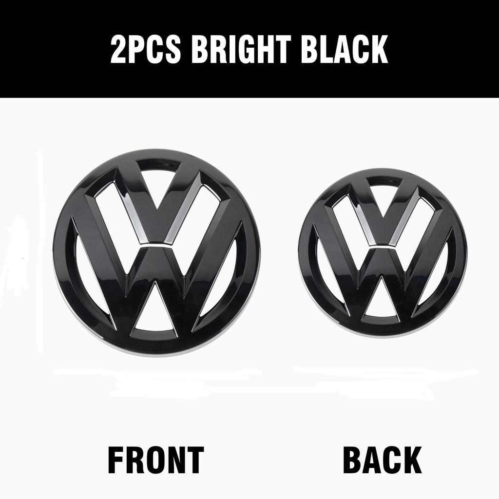 New 2026 Car Front Radiateor Badge Sticker Rear Trunk Lid Emblem Decal Decoration For VW Volkswagen Golf 4 5 6 7 7.5 8 Variant 7 Sportvan NC3 sdwp2