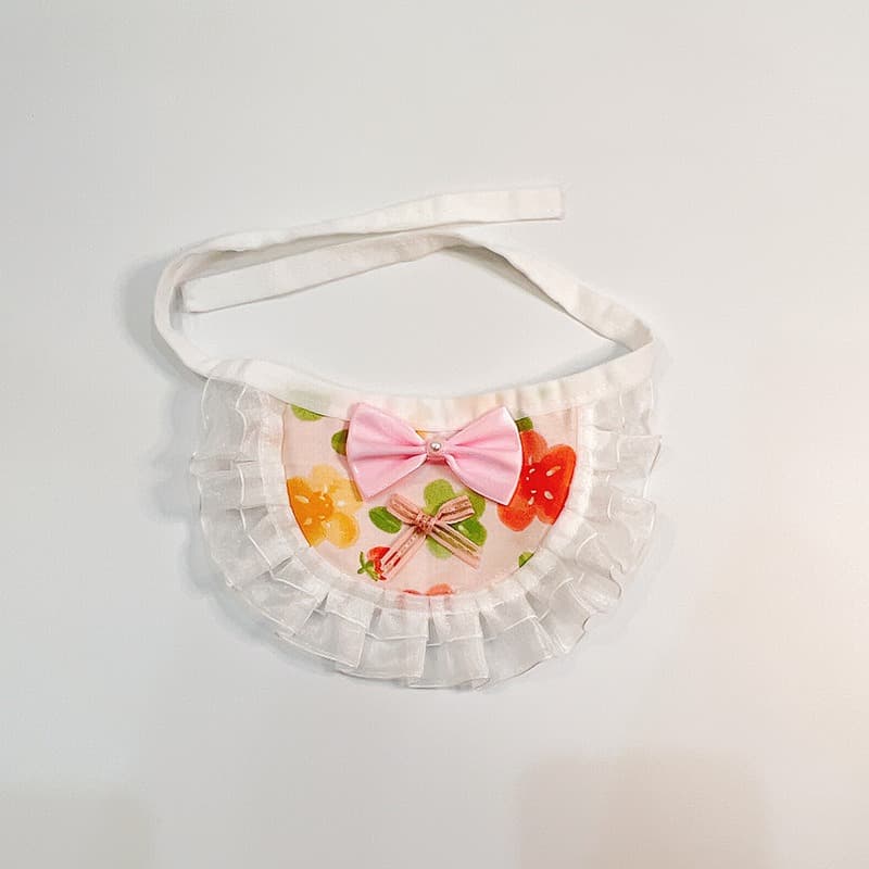 Puppy Collar Cat Collar Cute Bow Pet Scarf Scarf Dog bib Pet drool towel