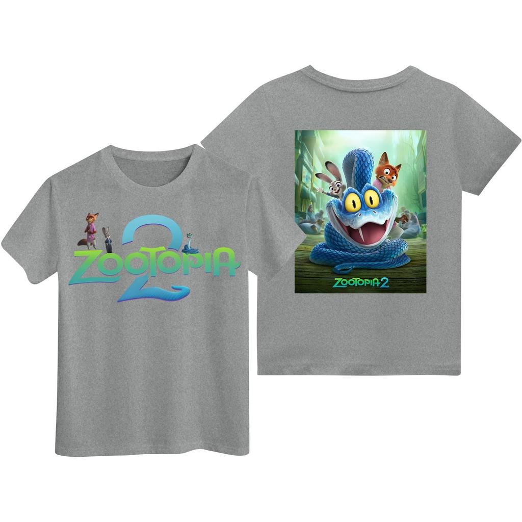 Children's Casual Fashion Cartoon Print Short-sleeved T-shirt Top