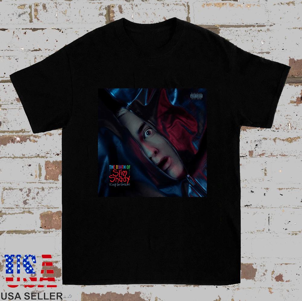 Смерть Слима Шейди Финальный удар Эминем Футболка Полный размер S-5XL Унисекс Футболка S
