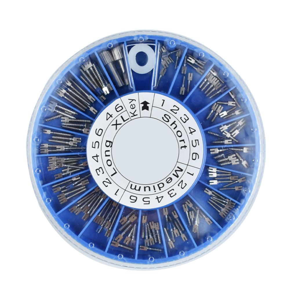 

Dental Stainless Steel Screw Post Gold Plated Screw Post 120Pcs Dental Materials For Dentist Tool Dentistry