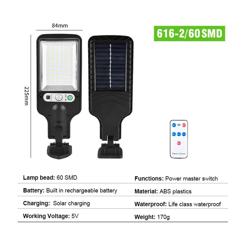 Solar-Straßenlaternen für den Außenbereich, kabellose Solar-Sicherheitswandleuchte, Bewegungsmelder mit 3 Beleuchtungsmodi für Haustür, Garten, Hof