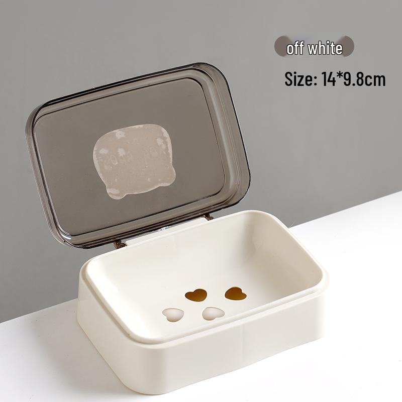 Multi-functional Flip-top Bathroom Soap Dish Holder