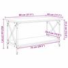 Coffee Table Reclaimed Wood Look 80 x 45 x 45.5 cm Engineered Wood