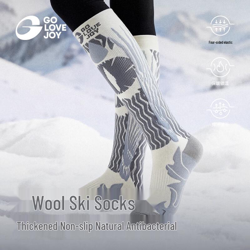 GOLOVEJOY Winter Wool Ski & Mountaineering Socks M