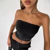 Top Sexy Senza Spalline Estivo Capispalla Pullover Gilet Slim Fit Corsetti da Donna