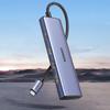 6in1 HUB Adapter USB-C - HDMI / USB-A / SD TF Card Reader - Gray