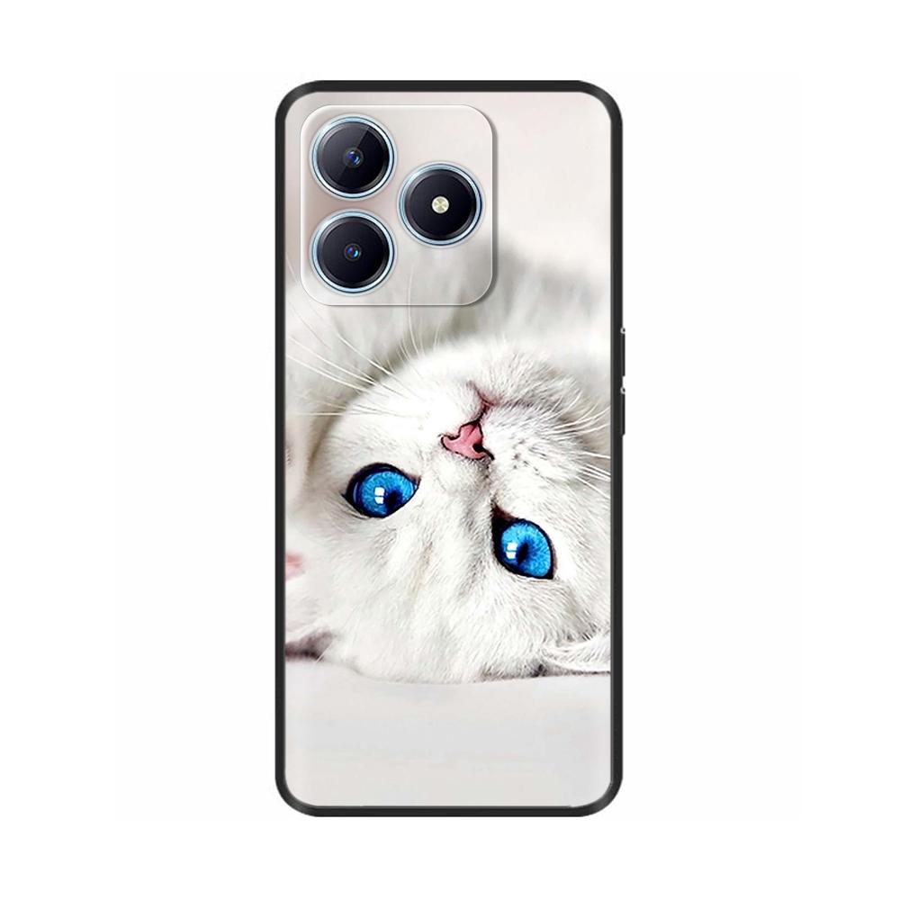 For Realme C63 Case Animals Soft Silicone TPU Phone Cases Back Cover For OPPO Realme C63 C61 C 63 Shockproof Protective Fundas