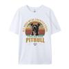 PitBull Vintage Tshirt Unisex T Shirts Funny Printed T Shirts Combed Cotton Top Tshirt Graphic T Shirts Unisexs Clothing