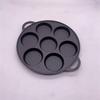 ZISIZ 7-Hole Cast Iron Burger Pan